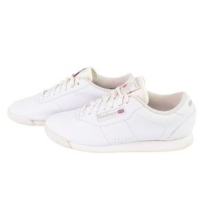 Vintage Reebok Classic White Leather Athletic Shoes Retro Womens Size US 8.5